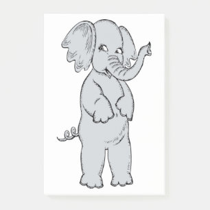 ELEPHANT GIRL POST-IT NOTES