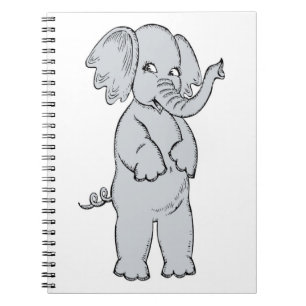 ELEPHANT GIRL SPIRAL NOTEBOOK