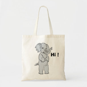 ELEPHANT GIRL TOTE BAG