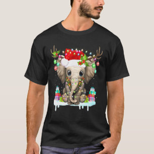 Elephant Gorgeous Reindeer Christmas T-Shirt