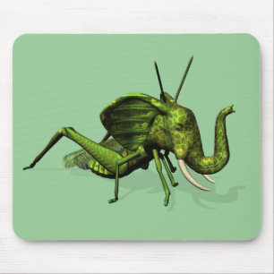 Elephant Grasshopper Crossbreed Mouse Pad