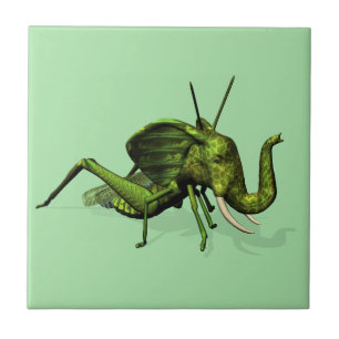 Elephant Grasshopper Crossbreed Tile