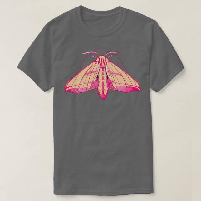 Elephant Hawk Moth T-Shirt (Design Front)