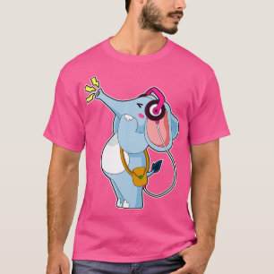 Elephant Headphone Music 2 T-Shirt