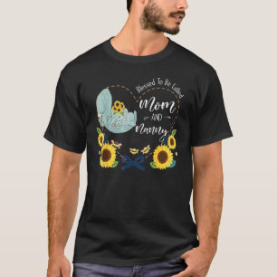 Elephant Heart Sunflowers Blessed To Be Called Mum T-Shirt