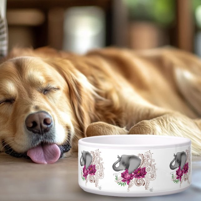 Elephant Henna Lotus Flowers  (Creator Uploaded)