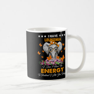 Elephant I Have Leukaemia Awareness Gifts Coffee Mug