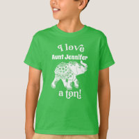 Elephant I Love Name a Tonne Kids Personalised