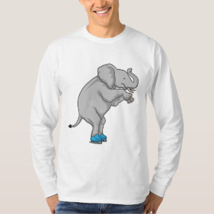 Elephant Ice skating Ice skates T-Shirt