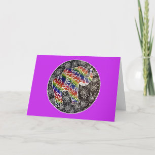 Elephant Illumination Card