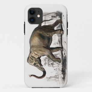 Elephant Illustration Vintage Art Print Case-Mate iPhone Case