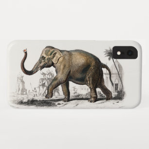 Elephant Illustration Vintage Art Print Case-Mate iPhone Case