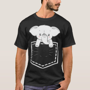 Elephant In Poket Elephants   For Men Women T-Shirt