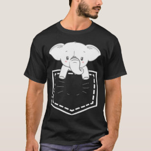 Elephant In Poket Elephants   For Men Women T-Shirt