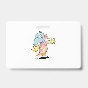 Elephant in Pyjamas ID Badge