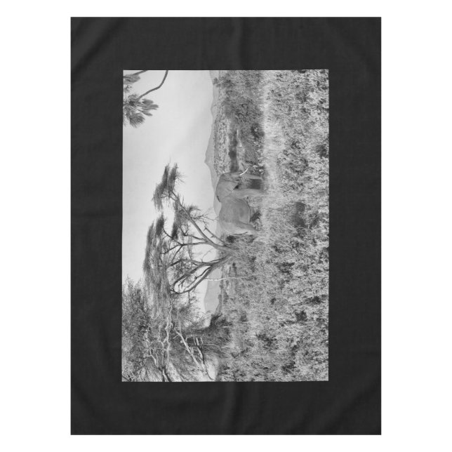 Elephant in Samburu Tablecloth (Front)