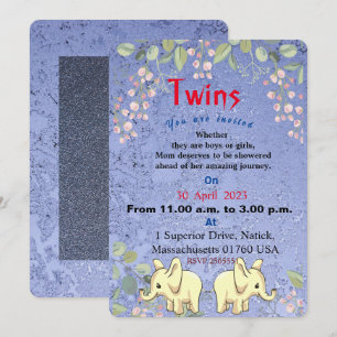 Elephant  invitation