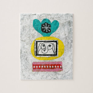 Elephant Is Wired Jigsaw Puzzle