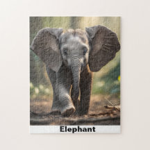 Elephant jigsaw Puzzle