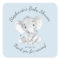 Elephant Jungle Animals Baby Shower Favour Sticker