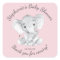 Elephant Jungle Animals Baby Shower Favour Sticker