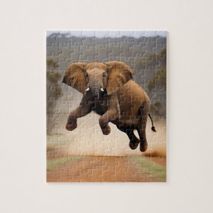 Elephant Kangaroo Hop, Jigsaw Puzzle