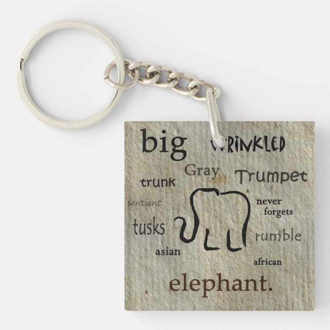 Elephant Key Chain (Front)