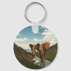 Elephant Key Ring