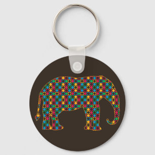 Elephant Key Ring