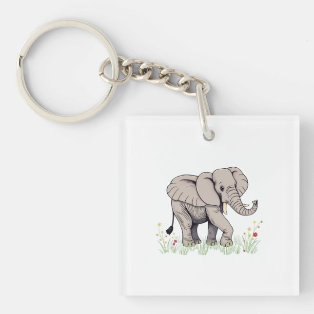 Elephant Key Ring (Front)