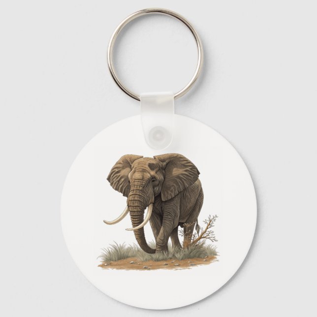 Elephant Key Ring (Front)