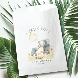 Elephant Kisses Baby Shower Thank You Favour Bags
