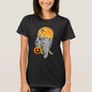 Elephant Lazy Halloween Costume Cool Animal Bats P T-Shirt