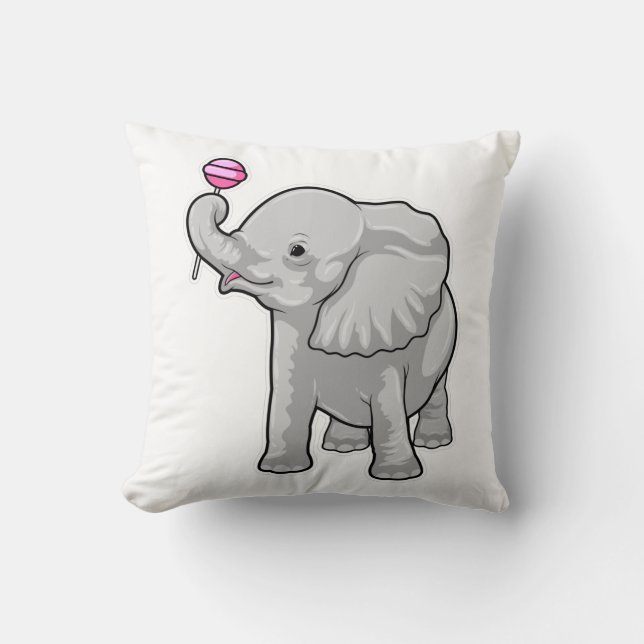 Elephant Lollipop Cushion (Front)
