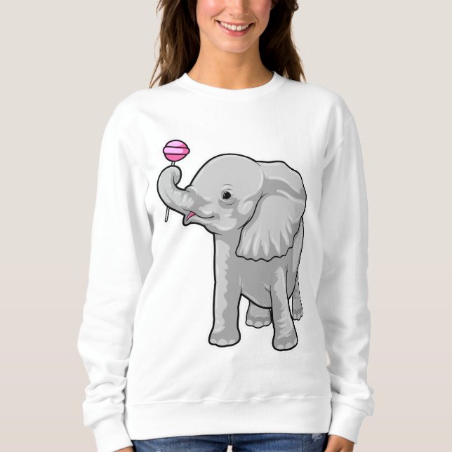 Elephant Lollipop Sweatshirt (Front)