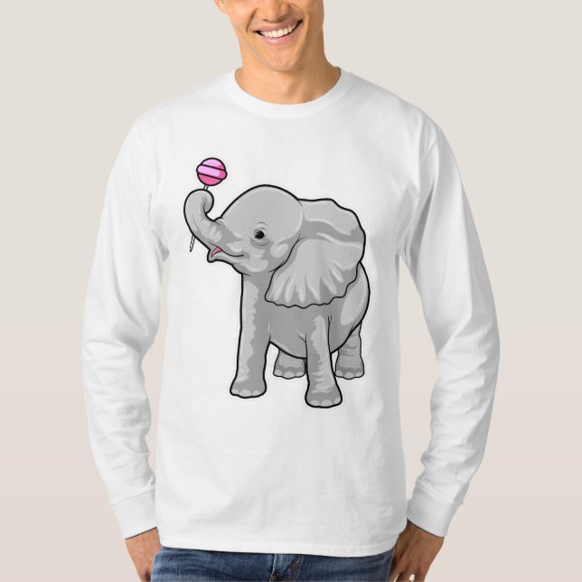 Elephant Lollipop T-Shirt (Front)