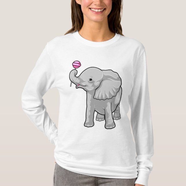 Elephant Lollipop T-Shirt (Front)