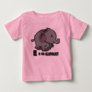 Elephant Long Sleeve Baby T-Shirt