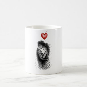 Elephant Love Couple Sweet Wedding Party Gift Coffee Mug