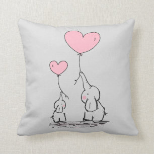 Elephant Love Cushion