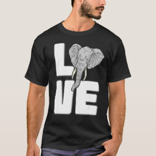 Elephant Love Gifts Cute Elephant Graphic Save Ani T-Shirt