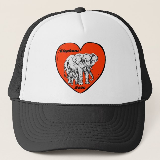 Elephant Love hat (Front)