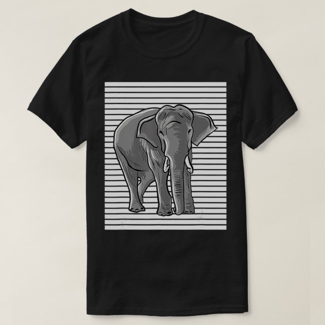 Elephant Love Lines for Elephant Lovers  T-Shirt (Design Front)
