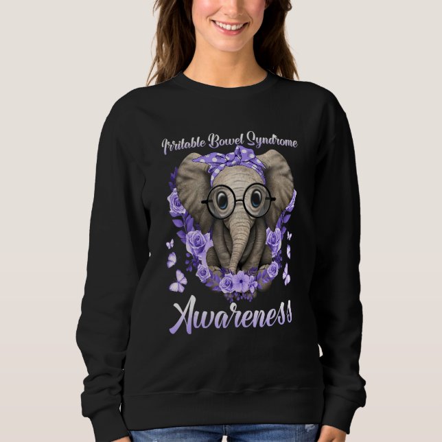 Elephant Love Someone With Irritable Bowel Syndrom Sweatshirt (Front)