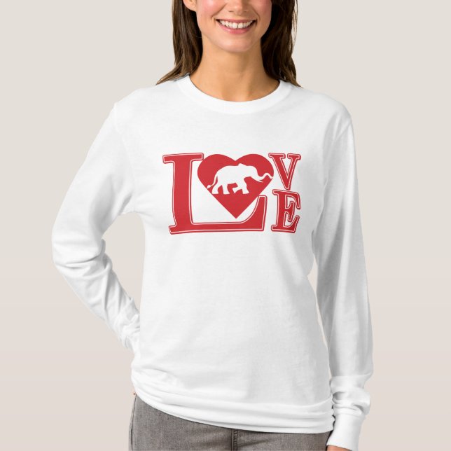 Elephant Love T-Shirt (Front)