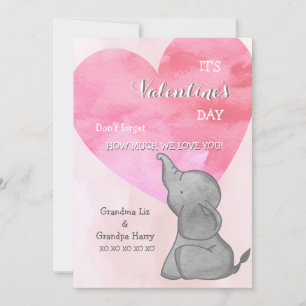 Elephant Love Valentine's Day Card