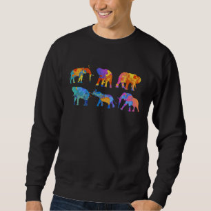 Elephant Lover Cute Wildlife animals Elephant Sweatshirt