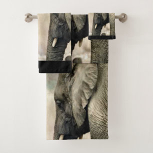 Elephant Lovers Bath Towel Set