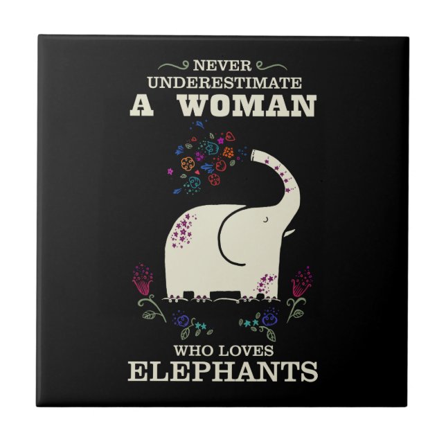 Elephant Lovers Tile (Front)