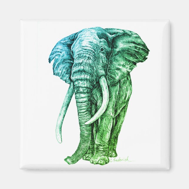 Elephant Magnet (Front)